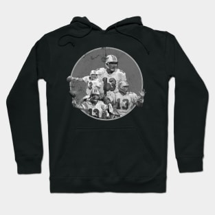 Dan Marino Retro Bootleg Monochrome Hoodie